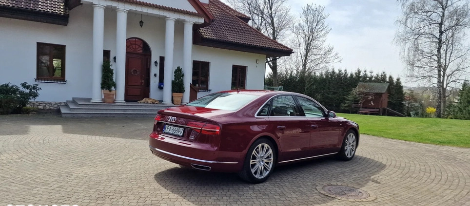 Audi A8 cena 179000 przebieg: 134702, rok produkcji 2016 z Puławy małe 529